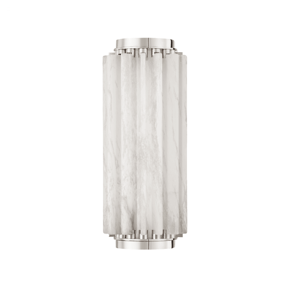 Hudson Valley Hillside Wall Sconce Polished Nickel