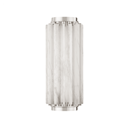 Hudson Valley Hillside Wall Sconce Polished Nickel