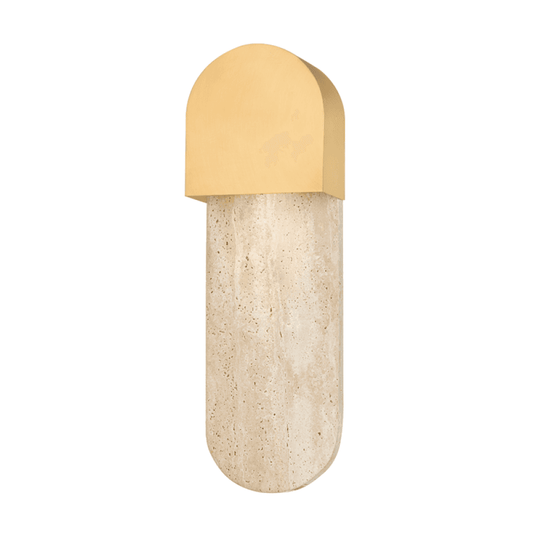 Hudson Valley Hobart Wall Sconce Aged Brass