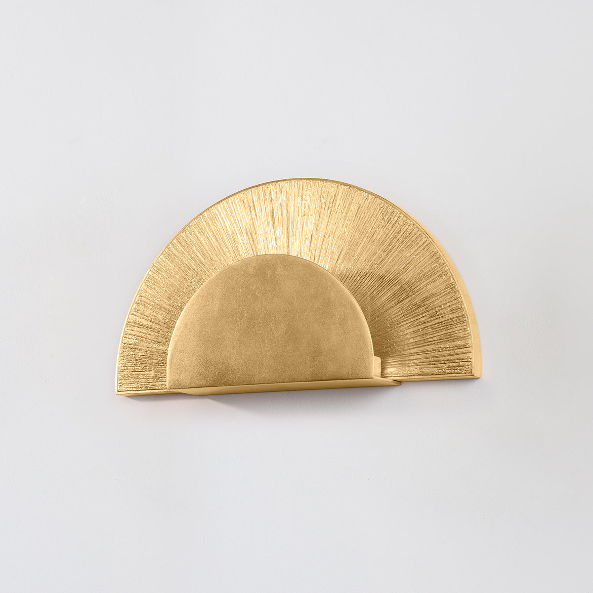 Hudson Valley Homecrest Wall Sconce in Vintage Gold Leaf, alternate view 1