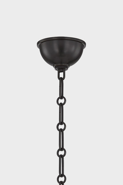 Hudson Valley Howard 9-Light Chandelier Aged Brass detail view 5