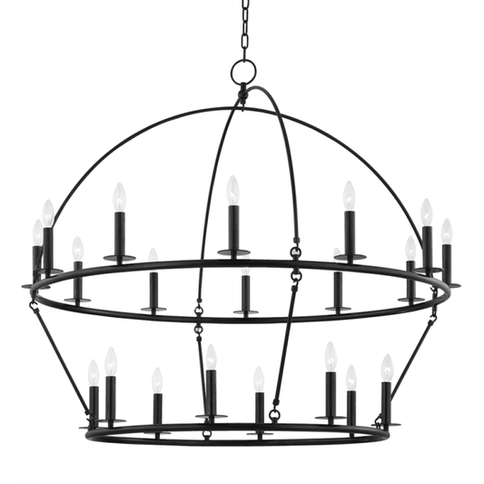 Hudson Valley Howell Chandelier Black