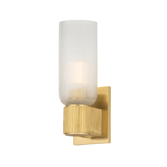 Hudson Valley Irondale Wall Sconce Aged Brass