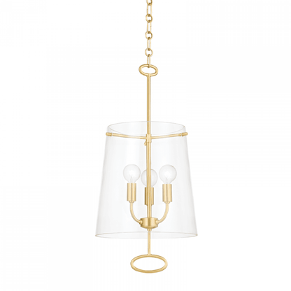 Hudson Valley James Pendant Aged Brass