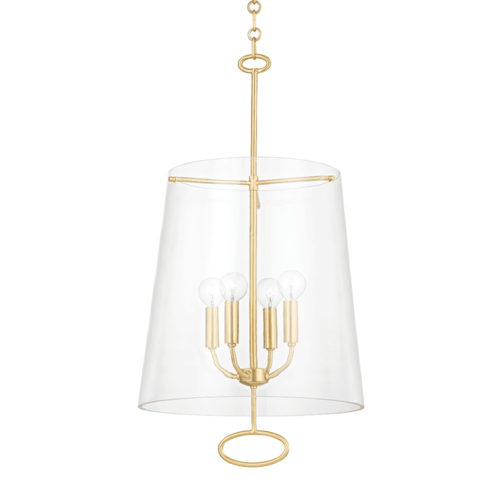 Hudson Valley James Pendant Aged Brass