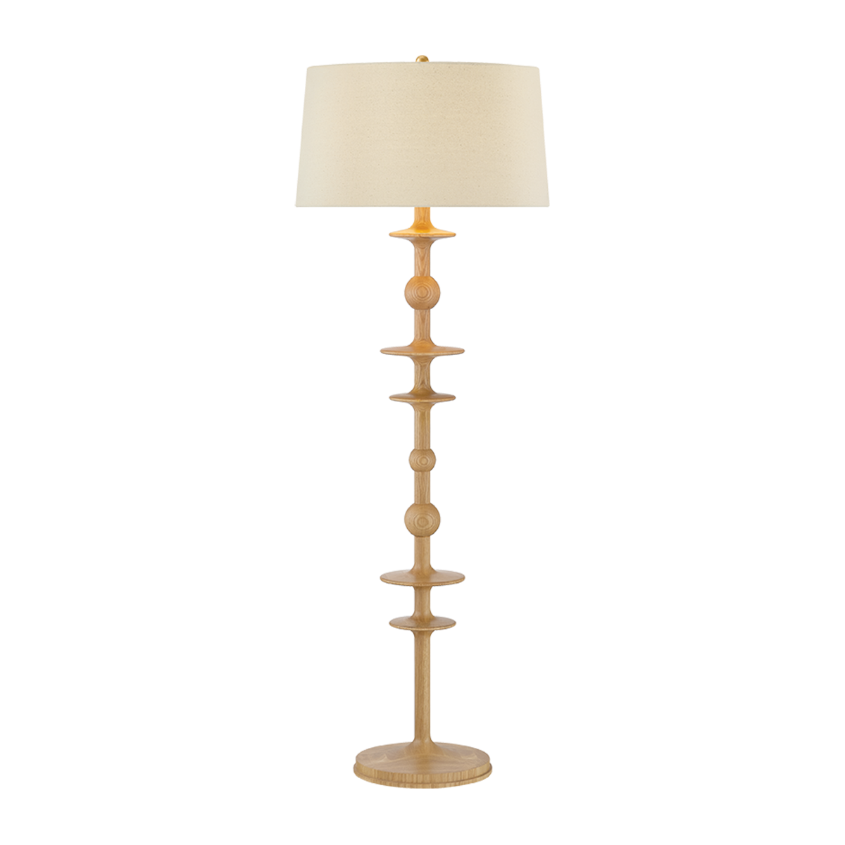 Hudson Valley Jefferson Heights Floor Lamp Aged Brass