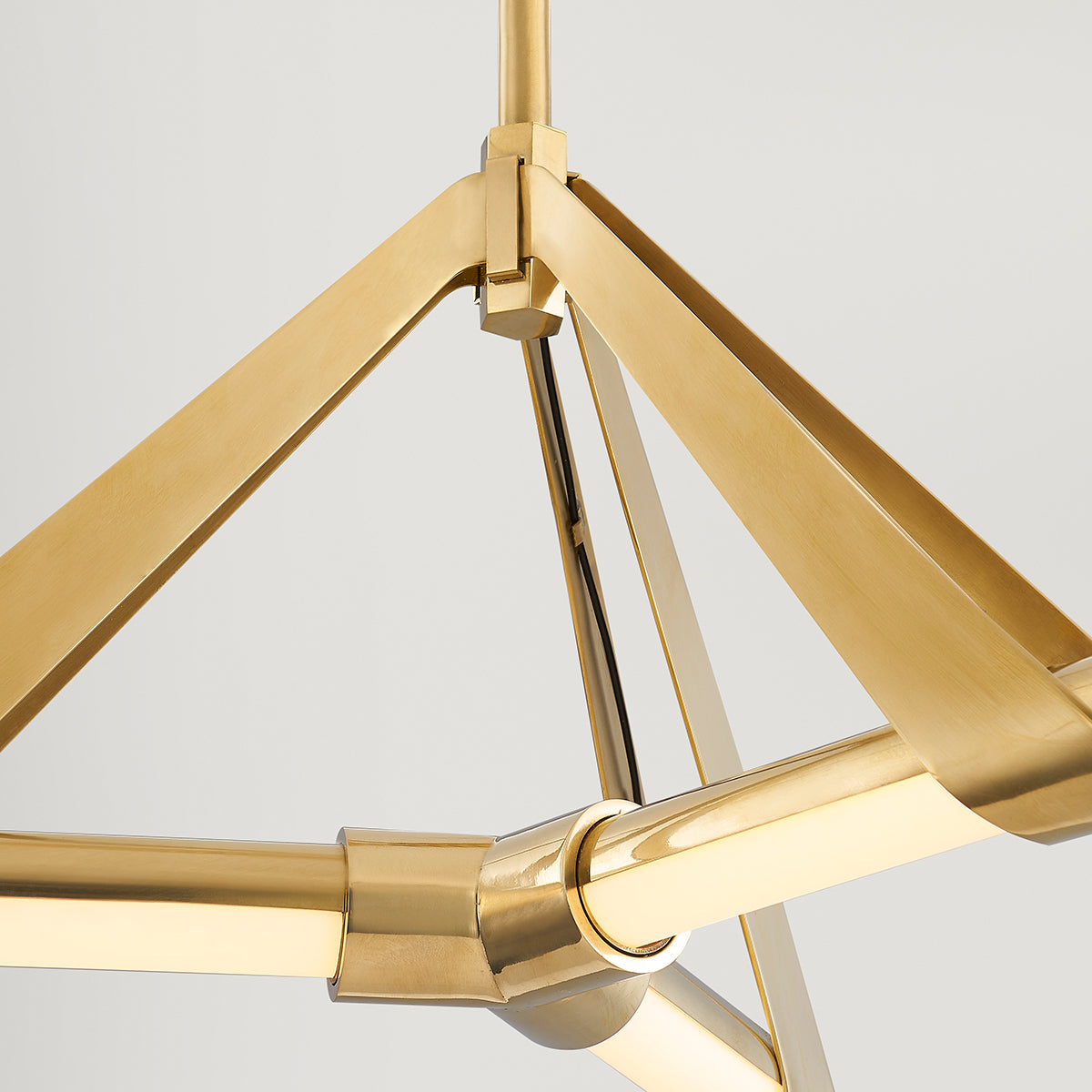 Hudson Valley Jonas 46" Chandelier in Aged Brass, alternate view 1