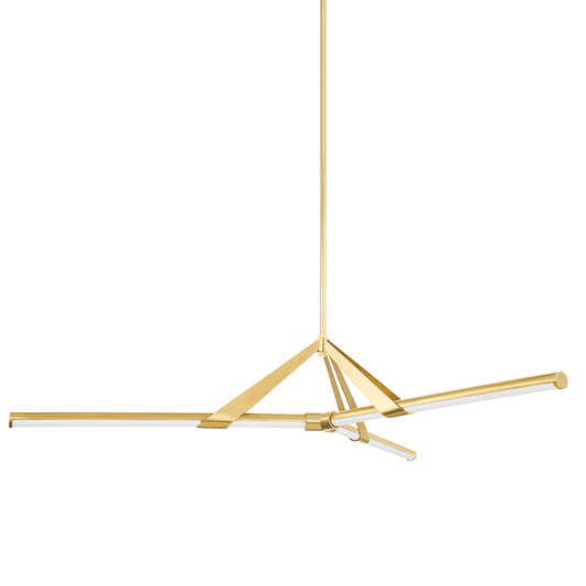 Hudson Valley Jonas 62.25" Chandelier Aged Brass