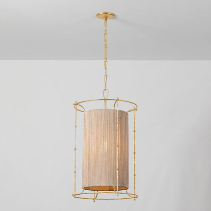 Hudson Valley Jones Point 20" Lantern in Vintage Gold Leaf, alternate view 1