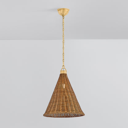 Hudson Valley Kensington 14.75" Pendant in Aged Brass, alternate view 2