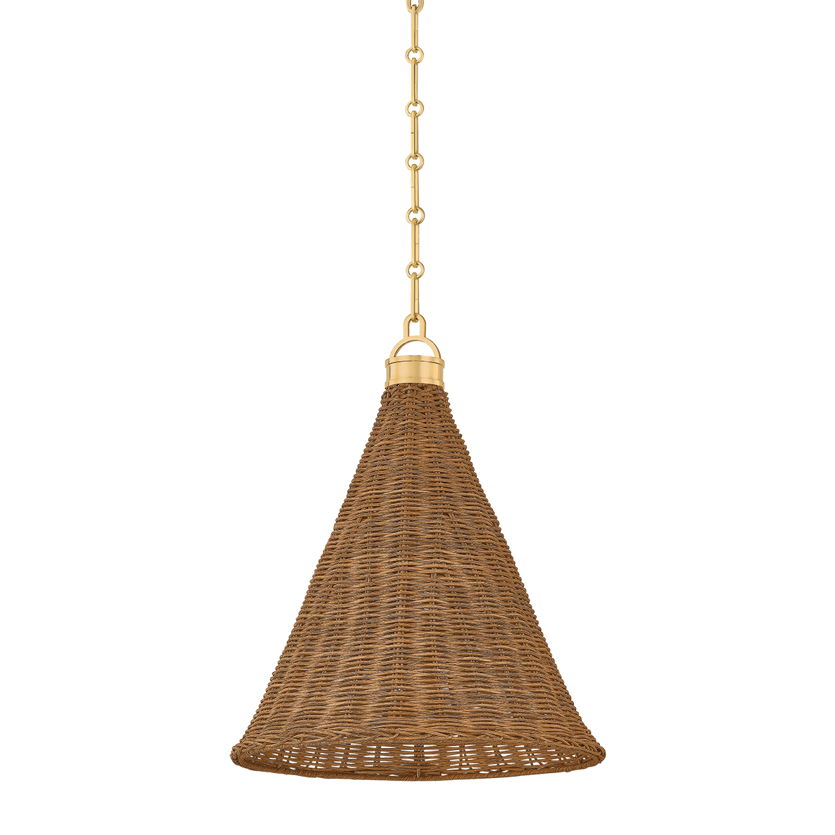 Hudson Valley Kensington 14.75" Pendant Aged Brass