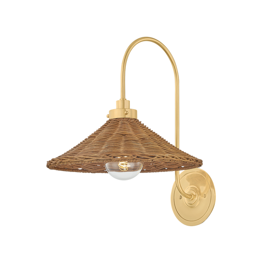 Hudson Valley Kensington Wall Sconce Aged Brass
