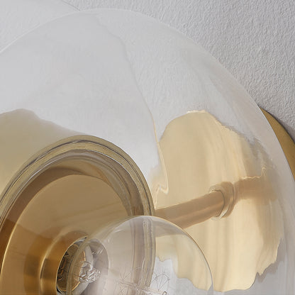 Hudson Valley Kert 2-Light Wall Sconce in Aged Brass, alternate view 1