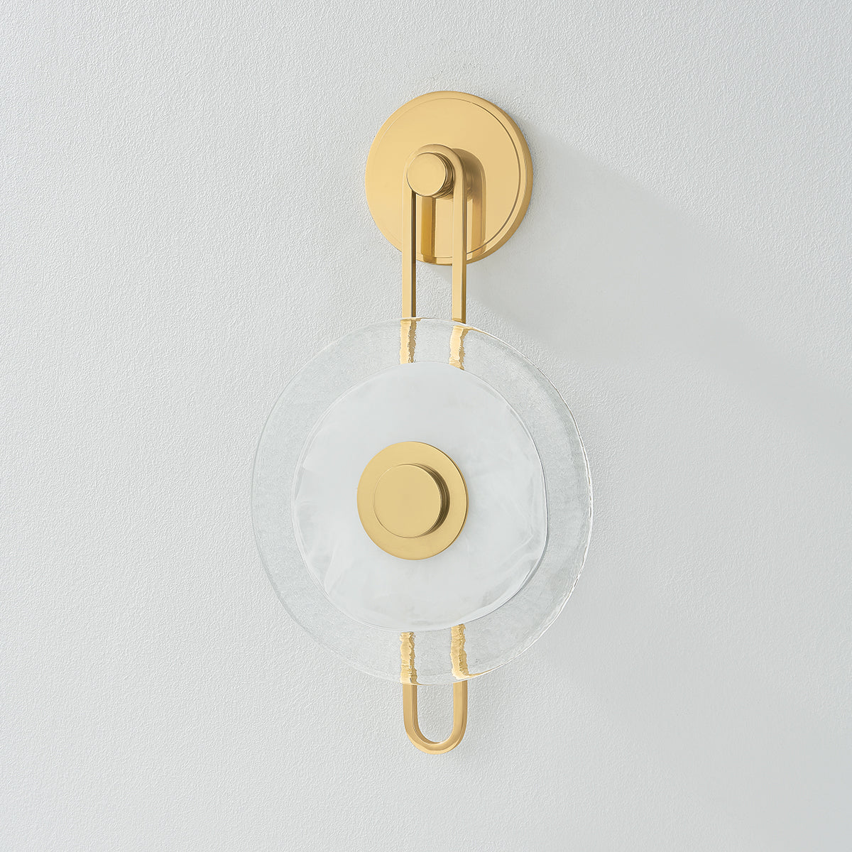 Hudson Valley Keuka Park Wall Sconce in Aged Brass, alternate view 1