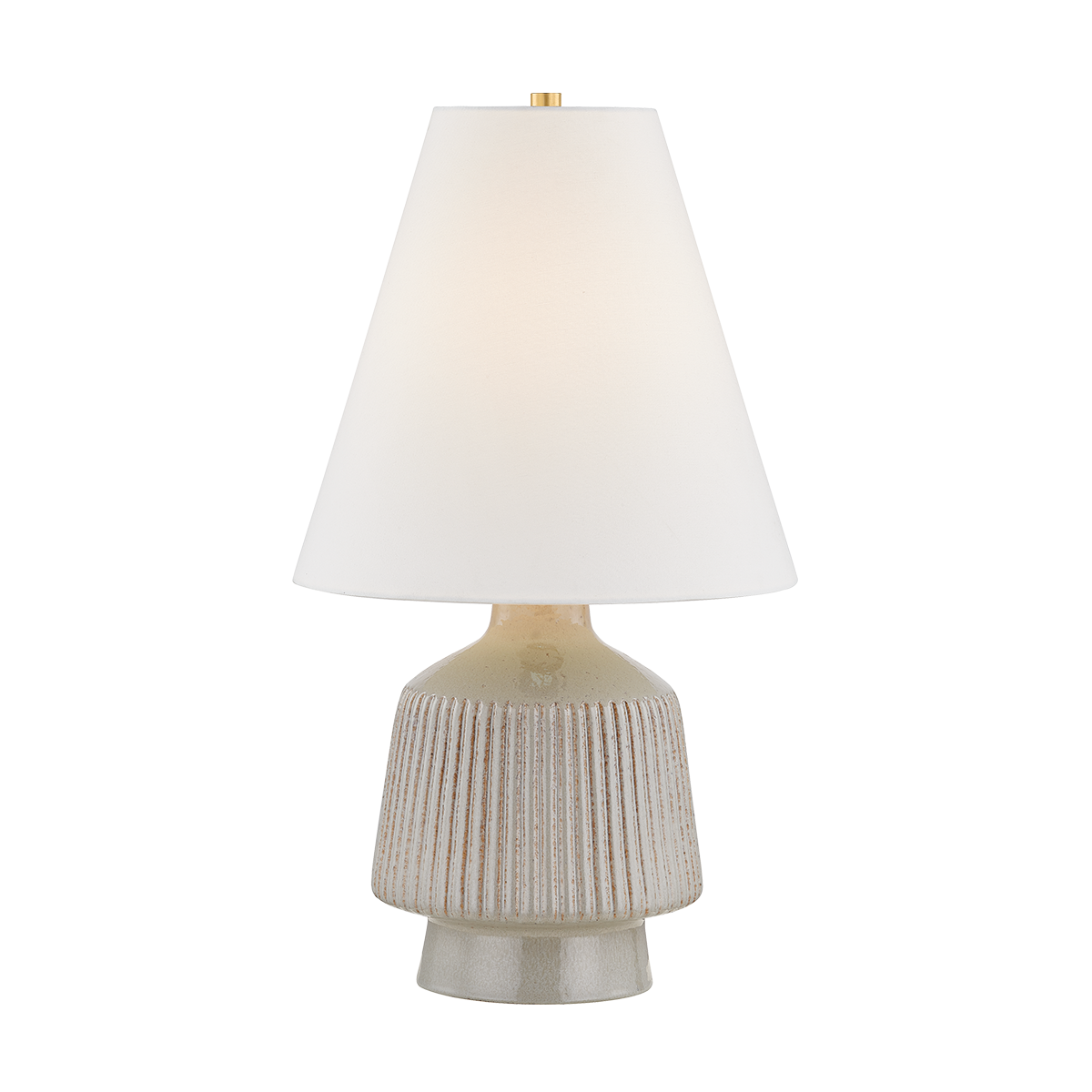 Hudson Valley King Table Lamp Aged Brass / Ceramic Coccon