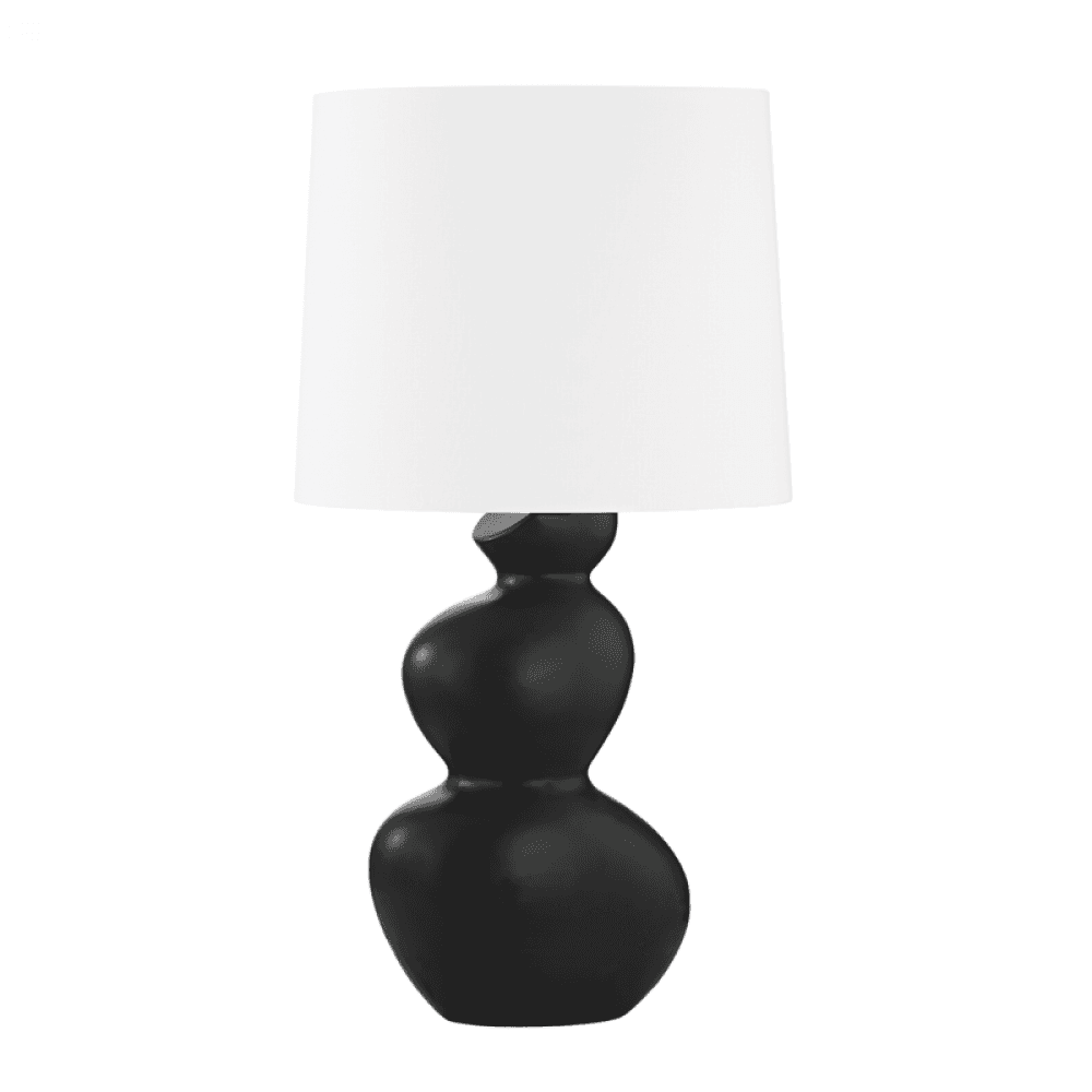 Hudson Valley Kingsley Table Lamp Aged Brass, Ceramic Satin
