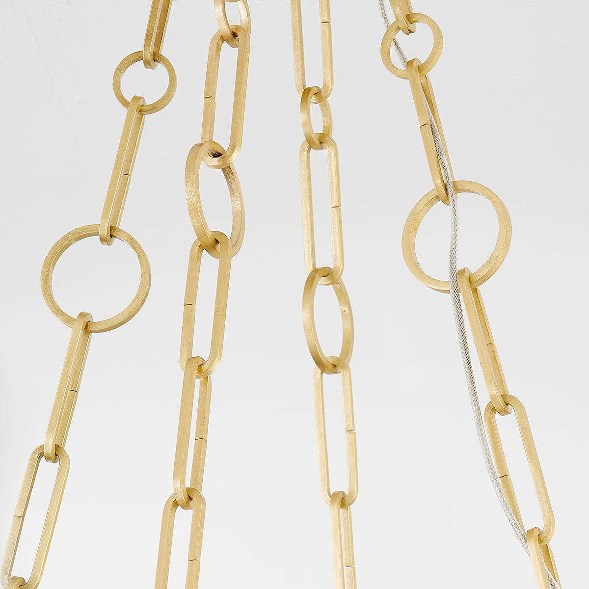Hudson Valley Kirby 20" Chandelier in Aged Brass, alternate view 2
