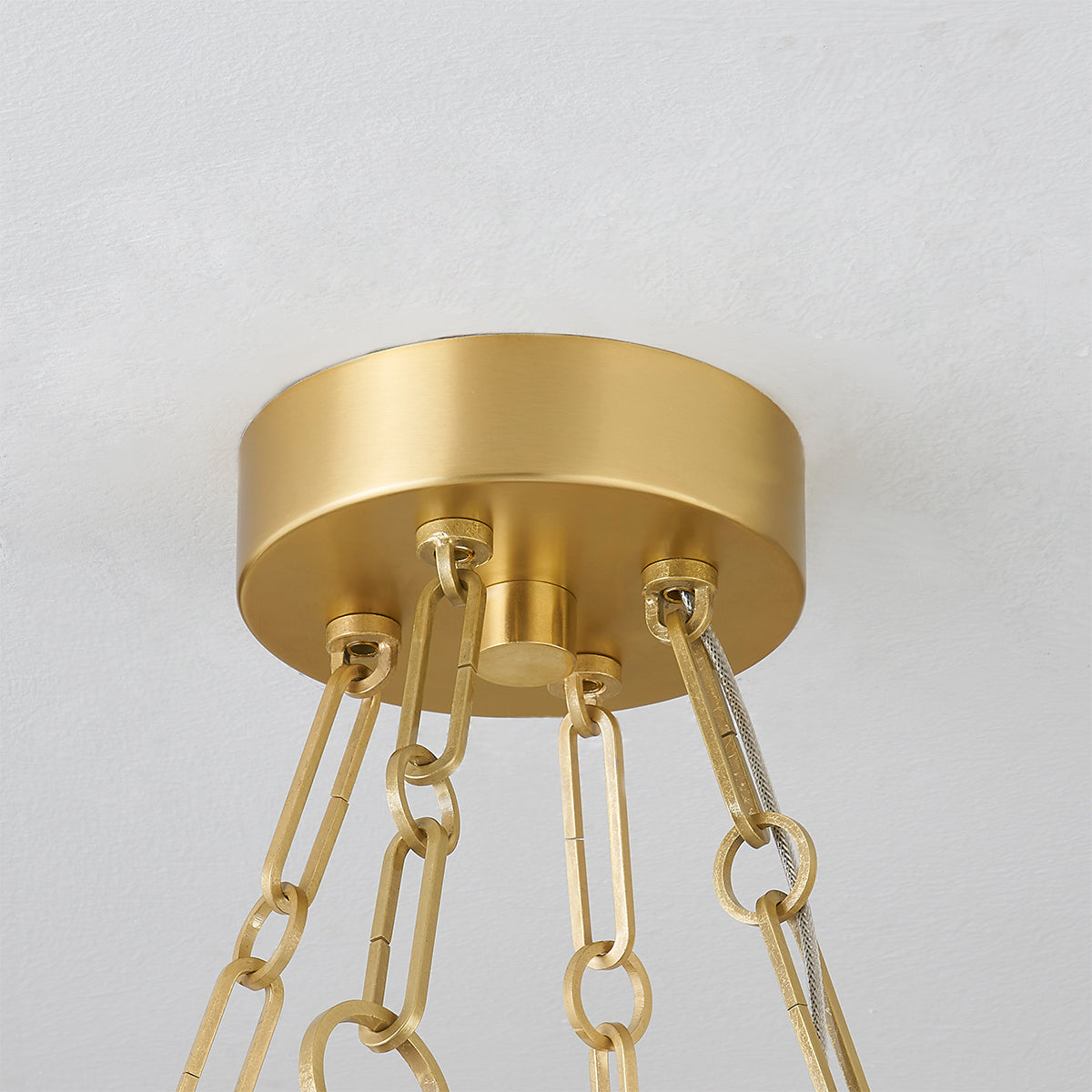 Hudson Valley Kirby 30" Chandelier in Aged Brass, alternate view 1
