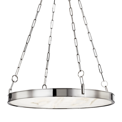 Hudson Valley Kirby 30" Chandelier Polished Nickel