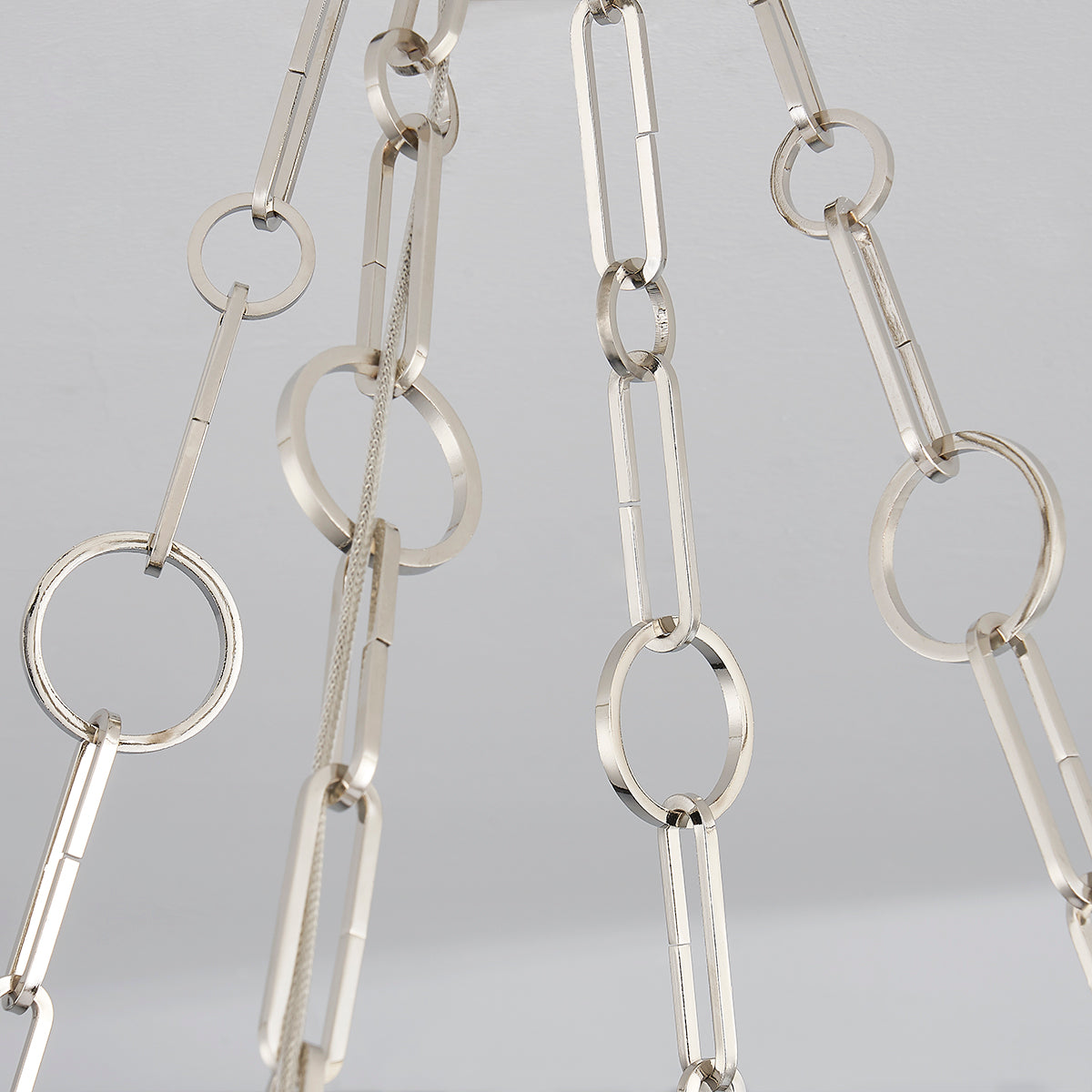 Hudson Valley Kirby 30" Chandelier in Polished Nickel, alternate view 2