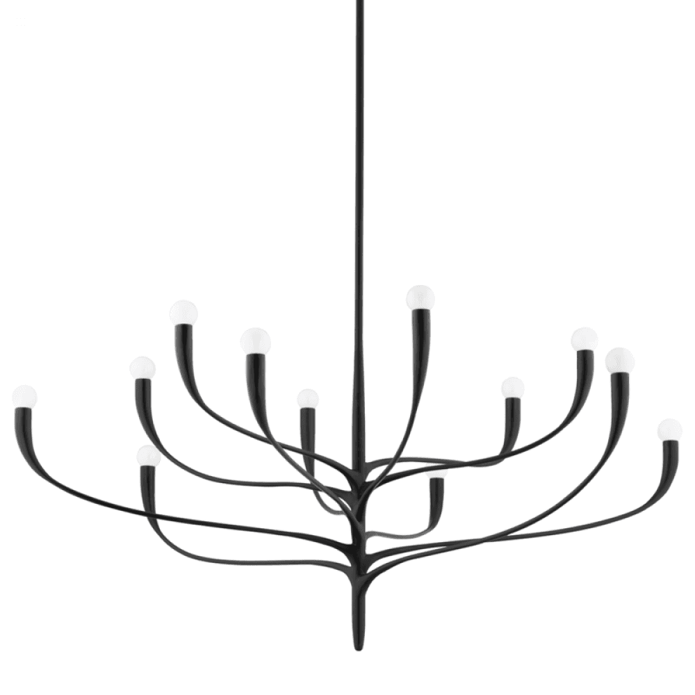 Hudson Valley Labra Chandelier Black