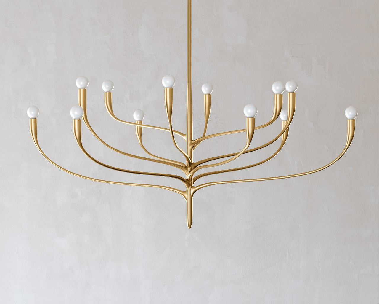 Hudson Valley Labra Chandelier Gold 52.25"W x 26.5"H