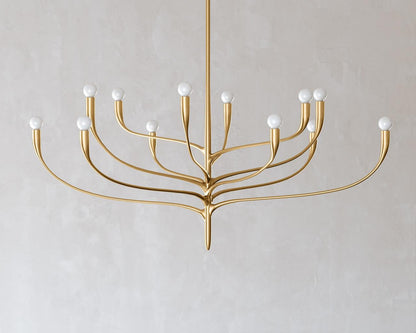 Hudson Valley Labra Chandelier Gold 52.25"W x 26.5"H