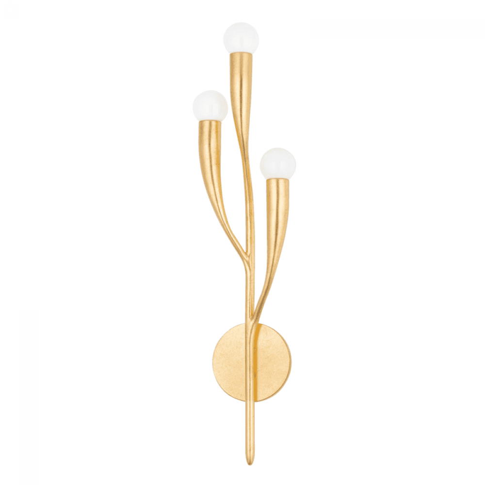 Hudson Valley Labra Wall Sconce White Plaster