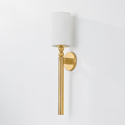 Hudson Valley Lakeport Wall Sconce in Aged Brass, alternate view 1