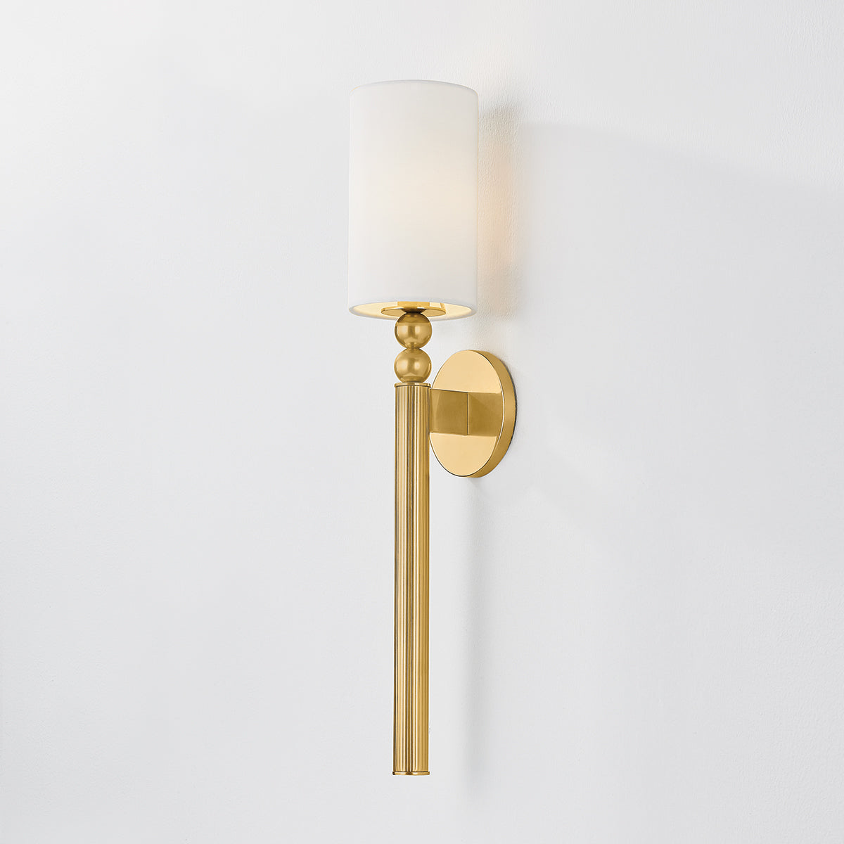 Hudson Valley Lakeport Wall Sconce in Aged Brass, alternate view 2