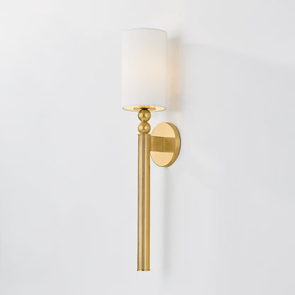 Hudson Valley Lakeport Wall Sconce in Aged Brass, alternate view 2