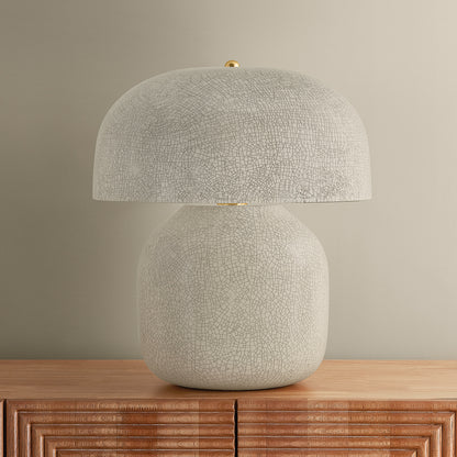 Hudson Valley Leetown 2-Light Table Lamp Aged Brass detail view 1
