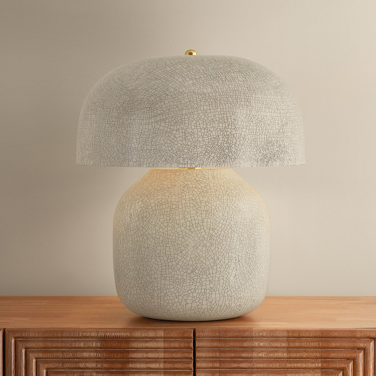 Hudson Valley Leetown 2-Light Table Lamp Aged Brass detail view 2