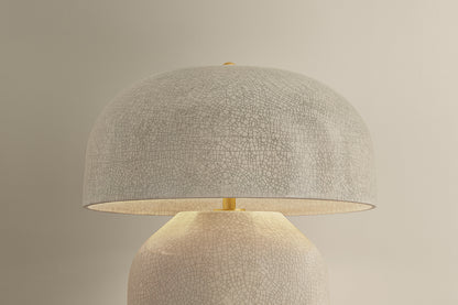 Hudson Valley Leetown 2-Light Table Lamp Aged Brass detail view 4