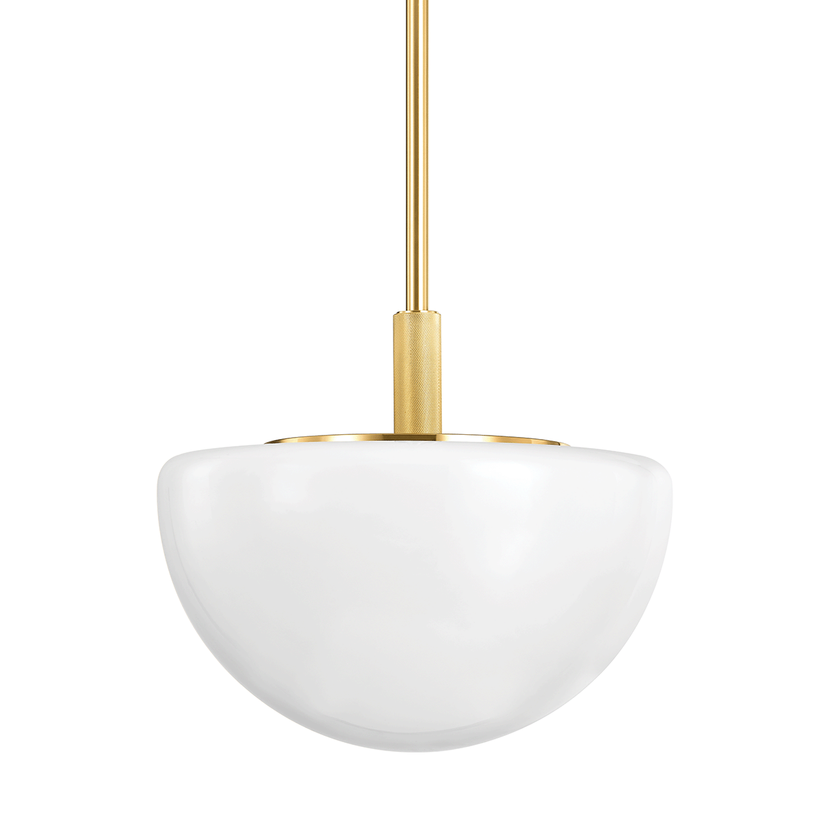 Hudson Valley Lethbridge 19" Pendant Aged Brass