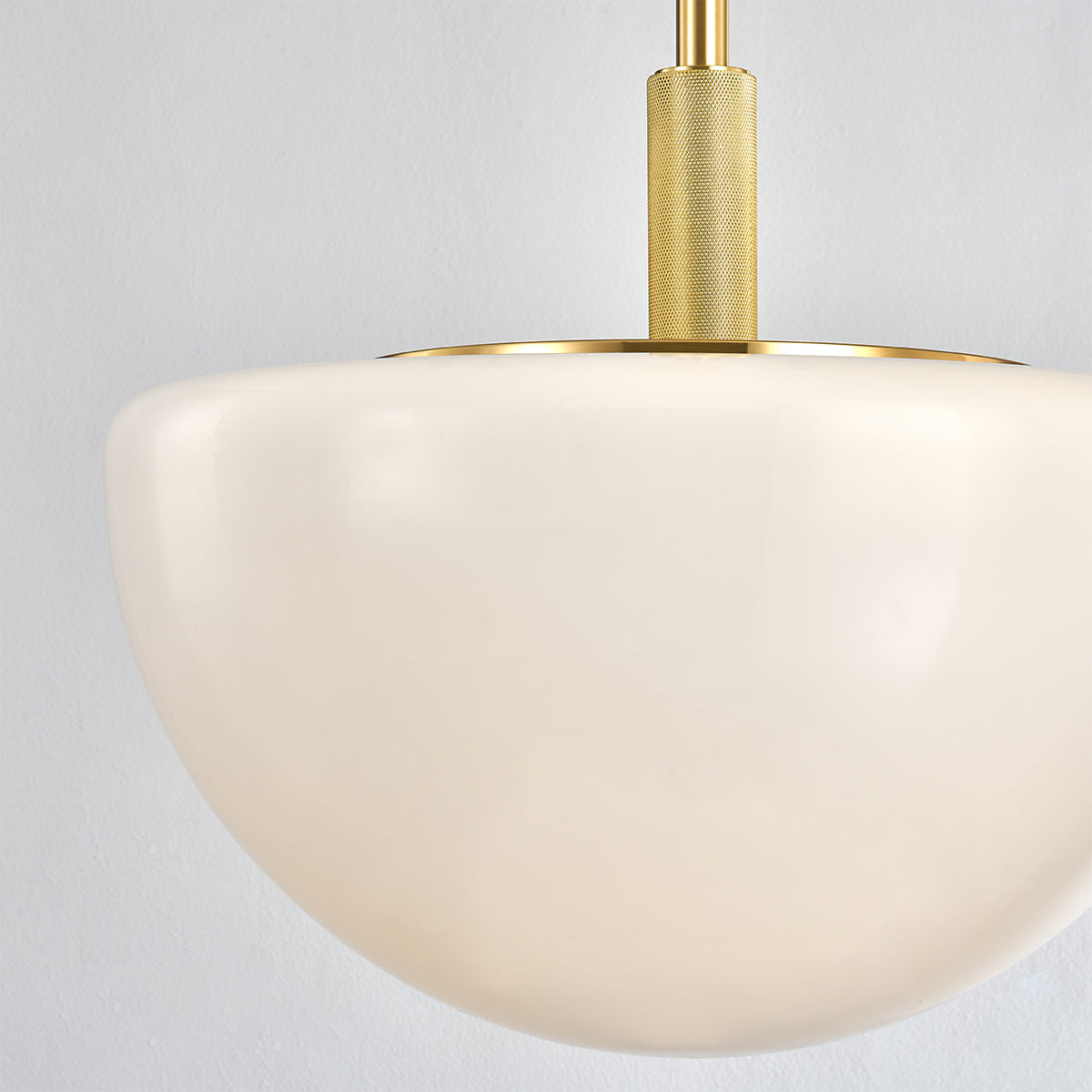 Hudson Valley Lethbridge 19" Pendant in Aged Brass, alternate view 2