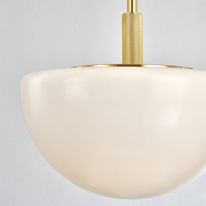 Hudson Valley Lethbridge 19" Pendant in Aged Brass, alternate view 2