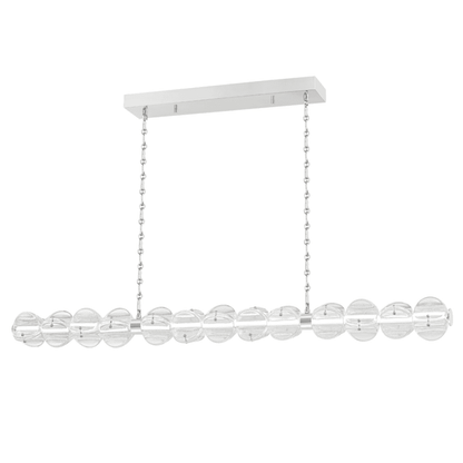 Hudson Valley Lindley Linear Chandelier Nickel