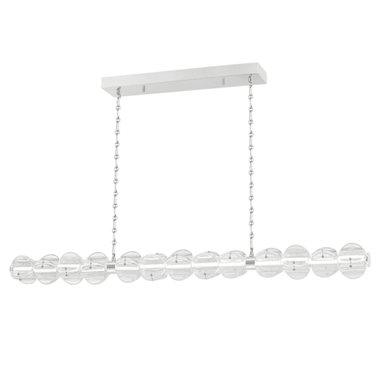Hudson Valley Lindley Linear Chandelier Nickel