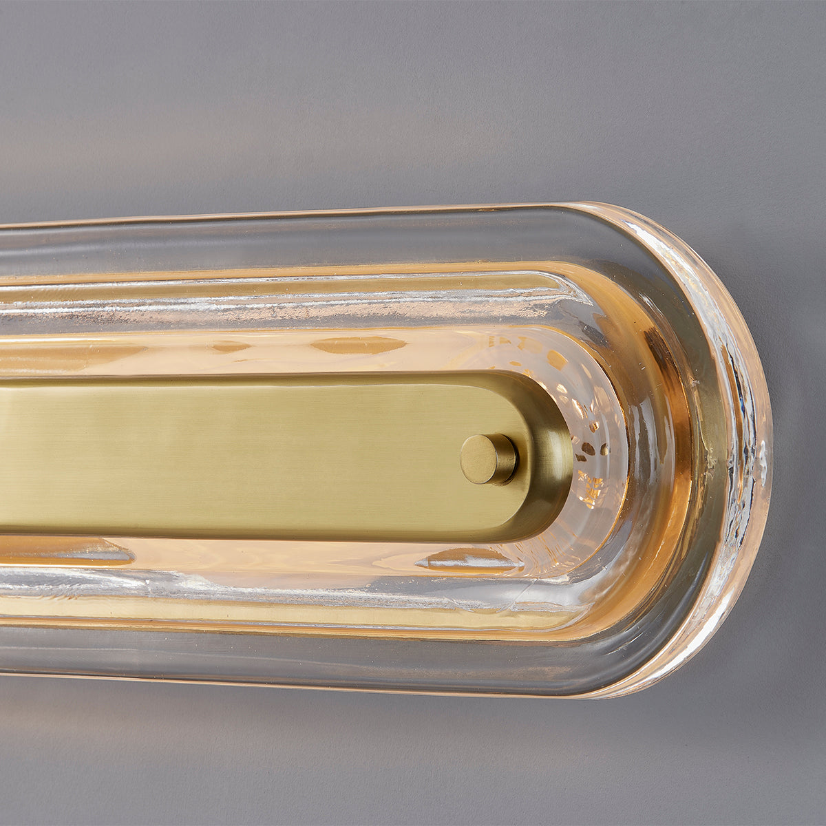 Hudson Valley Litton 21.25" Tall Wall Sconce in Aged Brass, alternate view 2