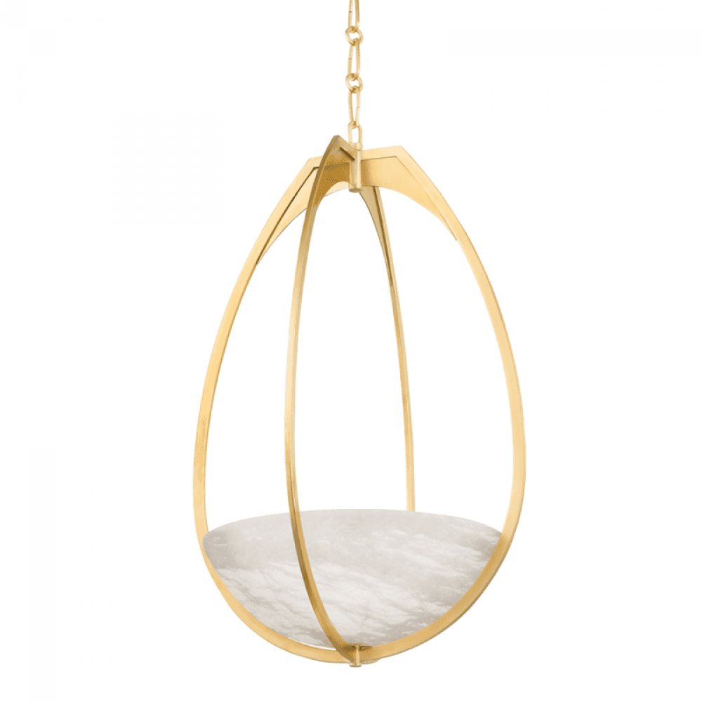 Hudson Valley Lloyd Pendant Aged Brass