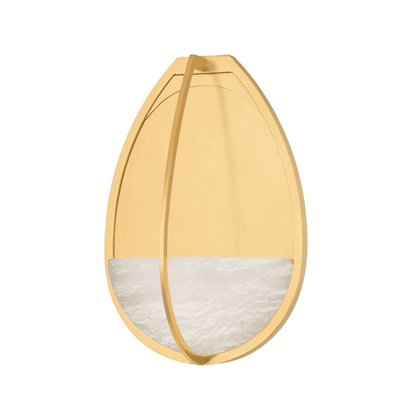 Hudson Valley Lloyd Wall Sconce Aged Brass
