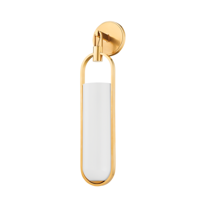 Hudson Valley Lorimer Wall Sconce Aged Brass