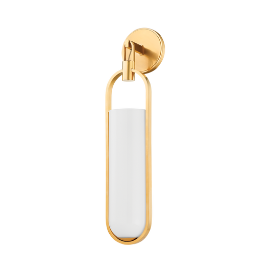 Hudson Valley Lorimer Wall Sconce Aged Brass
