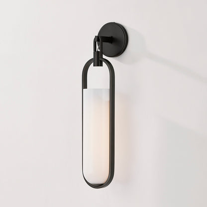 Hudson Valley Lorimer Wall Sconce in Aged Brass, alternate view 2