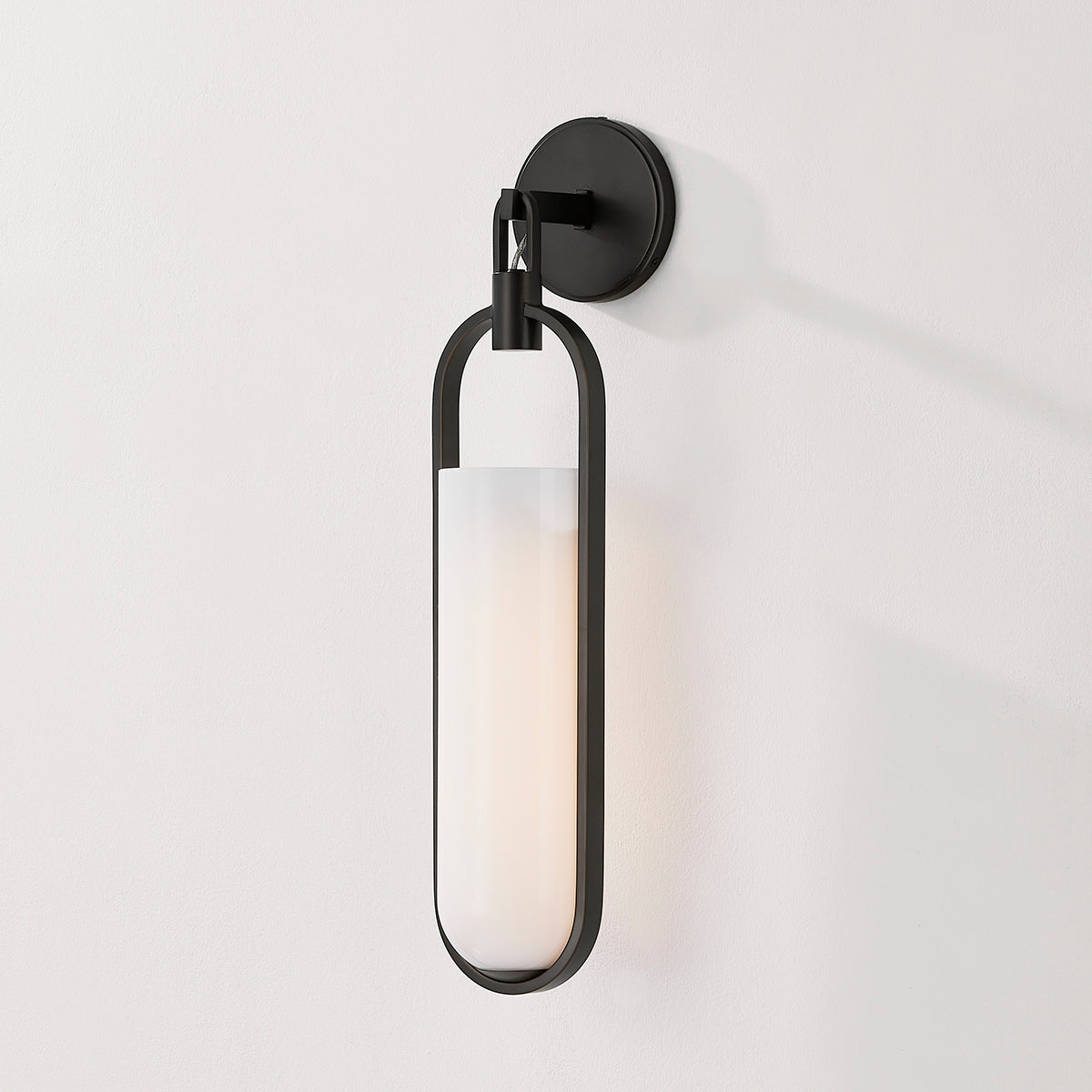 Hudson Valley Lorimer Wall Sconce in Aged Brass, alternate view 2