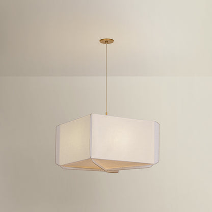 Hudson Valley Louise 3-Light Pendant in Patina Gold Leaf, alternate view 1