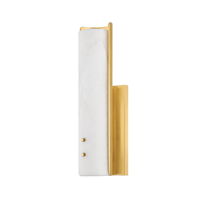 Hudson Valley Lucio 14.5" Tall Wall Sconce Aged Brass