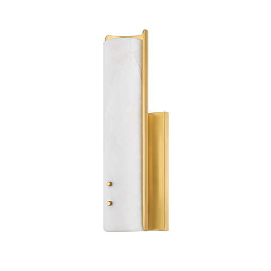 Hudson Valley Lucio 14.5" Tall Wall Sconce Aged Brass