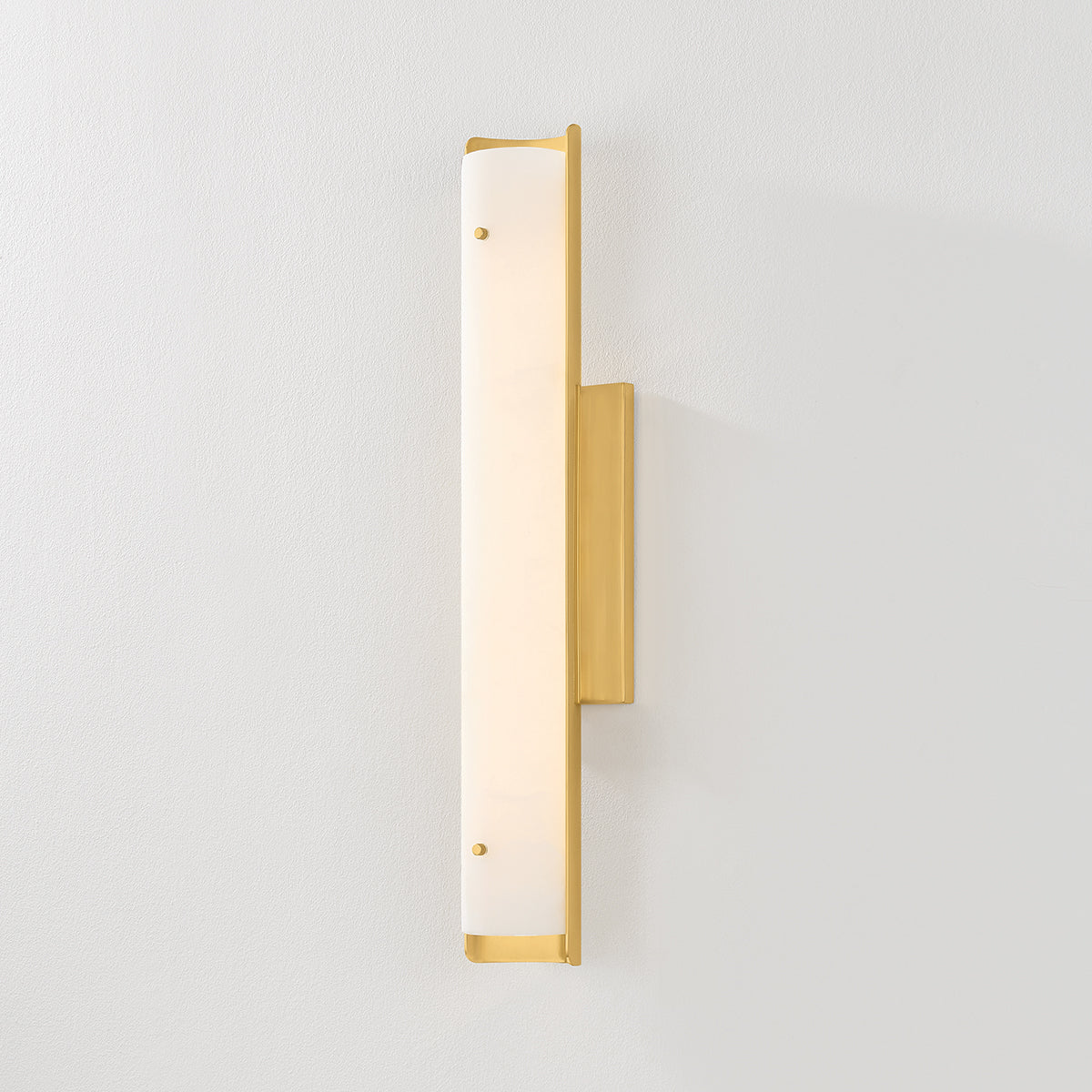 Hudson Valley Lucio 22.5" Tall Wall Sconce in Aged Brass, alternate view 2